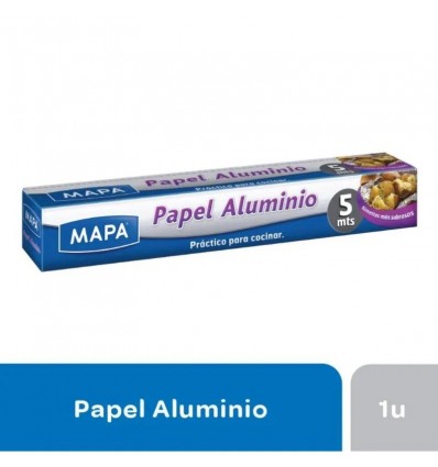 PAPEL ALUMINIO MAPA 5M