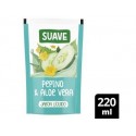 SUAVE JABON LIQUIDO PEPINO Y ALOE 220 ML