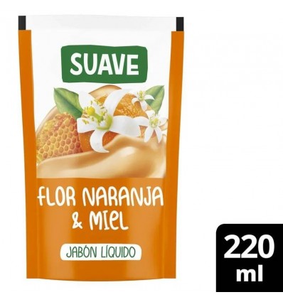 SUAVE JABON LIQUIDO FLOR DE NARANJA 220 ML 