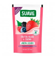 SUAVE JABON LIQUIDO FRUTOS ROJOS Y CREMA 220 ML