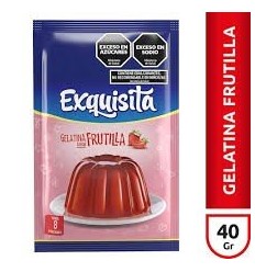 GELATINA EXQUISITA FRUTILLA 40 GRS