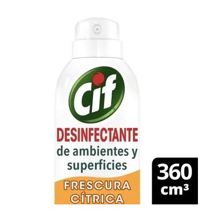 CIF AEROSOL DESINFECTANTE FRESCURA CITRICA 260GRS/360CM3