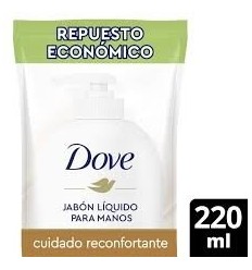 DOVE JABON LIQUIDO P/MANOS 220 ML CUIDADO RECONFORTABLE