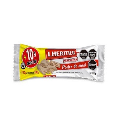 POSTRE DE MANI LHERITIER MARRAKESH 100GRS + 10GRS