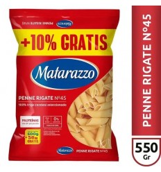 FIDEO MATARAZZO PENNE RIGATE 500 + 50 grs