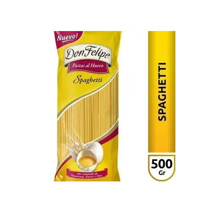 FIDEOS DON FELIPE SPAGHETTI 500GRS