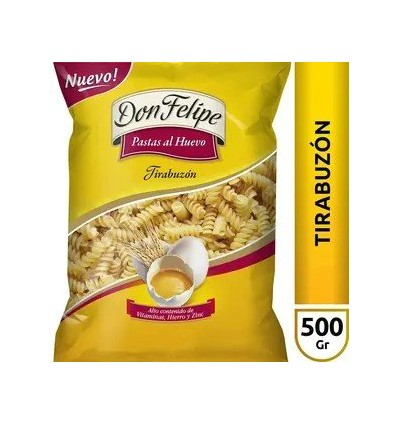 FIDEOS DON FELIPE TIRABUZON 500GRS