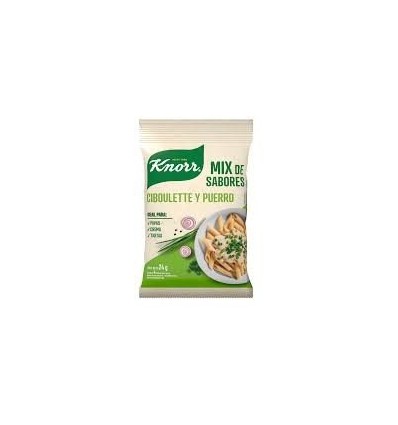 KNORR MIX SABOR CIBOULETTE Y PUERRO 4 SOBRES
