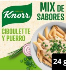 KNORR MIX SABOR CIBOULETTE Y PUERRO 4 SOBRES
