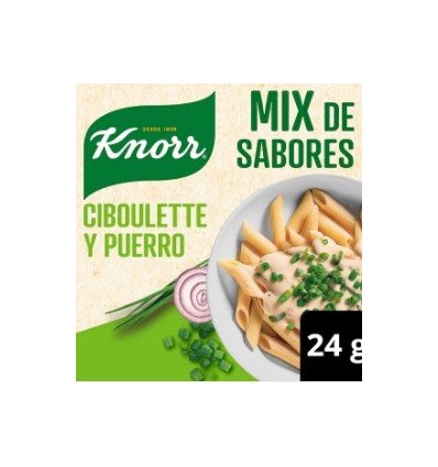 KNORR MIX SABOR CIBOULETTE Y PUERRO 4 SOBRES