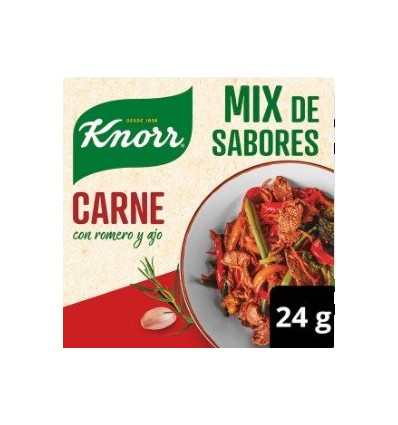 KNORR MIX SABOR CARNE CON ROMERO Y AJO 4 SOBRES