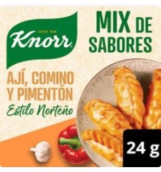 KNORR MIX SABOR ESTILO NORTEÑO AJI/COMINO&PIMENTON 4 SOBRES
