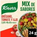 KNORR MIX SABOR MEDITERRANEO OREGANO,TOMATE&AJO 4 SOBRES