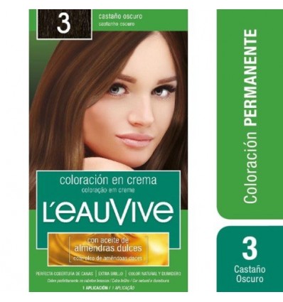 KIT ESTUCHE L'EAU VIVE N°3 CASTAÑO OSCURO