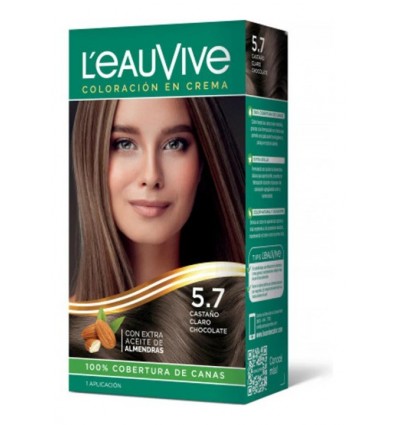 KIT ESTUCHE L'EAU VIVE Nº5.7 CASTAÑO CLARO CHOCOLATE