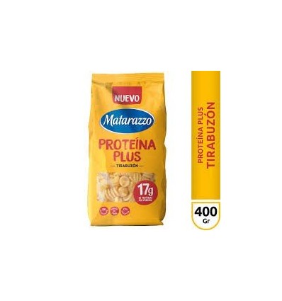 FIDEO MATARAZZO TIRABUZON PROTEINA PLUS 400G