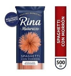 FIDEO RINA MATARAZZO SPAGHUETTI MORRON 500G