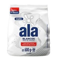 ALA POLVO MATIC BLANCOS MAS BLANCOS 600G
