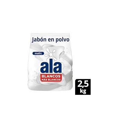 ALA POLVO MATIC BLANCOS MAS BLANCOS 2.5KG