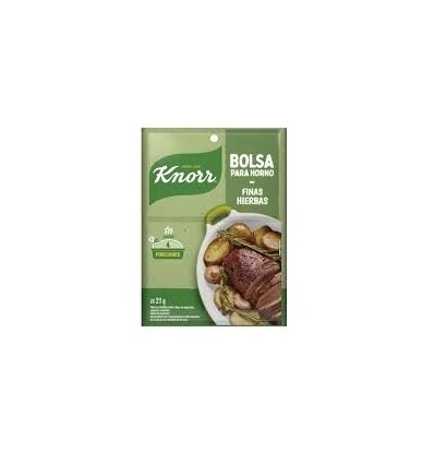 KNORR BOLSA HORNO FINAS HIERBAS 21GRS