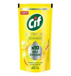 CIF DETERGENTE ACTIVE GEL LIMON DP 400ML