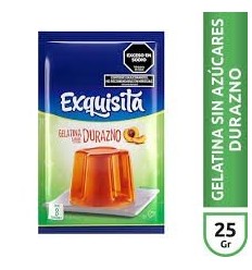 GELATINA EXQUISITA LIGHT DURAZNO 25GRS