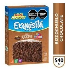 EXQUISITA BIZCOCHUELO CHOCOLATE 540G