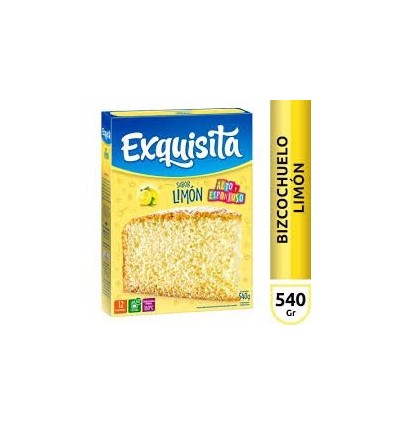 EXQUISITA BIZCOCHUELO LIMON 540G