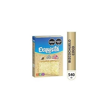 EXQUISITA BIZCOCHUELO COCO 540G