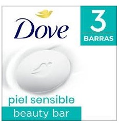 JABON DOVE PIEL SENSIBLE 3X90G