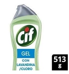 CIF GEL UB CON LAVANDINA/CLORO 513GRS