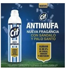 CIF AEROSOL DESINFECTANTE SANDALO ANTIMUFA 260GRS/360CM3