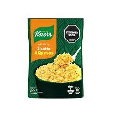 KNORR ARROZ RISOTTO CUATRO QUESOS 200GRS