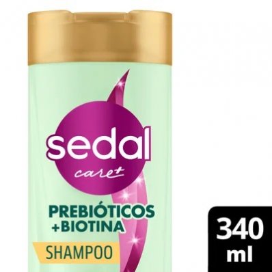 SEDAL SHAMPOO 340ML PREBIOTICOS+BIOTINA