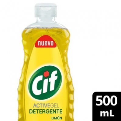 CIF DETERGENTE CONCENTRADO LIMON BOT 500ML