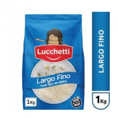 ARROZ LUCCHETTI 1KG LARGO FINO