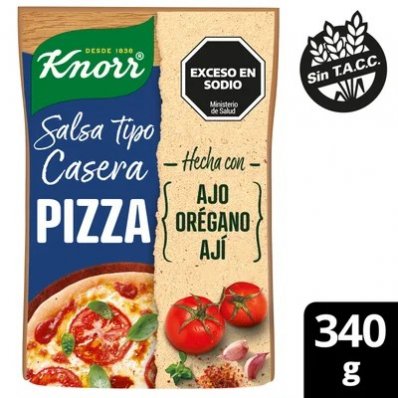 KNORR SALSA PIZZA 340G (APTO VEGANO) 