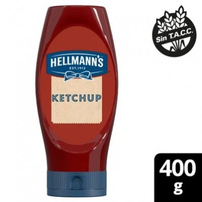 HELLMANN'S KETCHUP SQZ 400 GRS