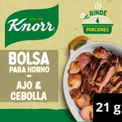 KNORR BOLSA HORNO CEB AJO 21GRS
