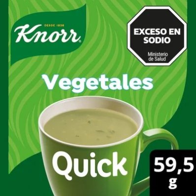 KNORR SOPA QUICK VEGETALES 5 SOBRES