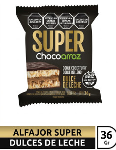 ALFAJOR CHOCOARROZ SUPER DDL 36 GRS.