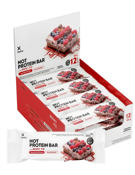 NOTCO PROTEINBAR BERRY PIE 12X45GRS