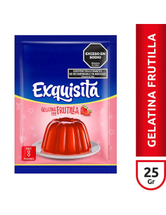 GELATINA EXQUISITA FRUTILLA 25GRS